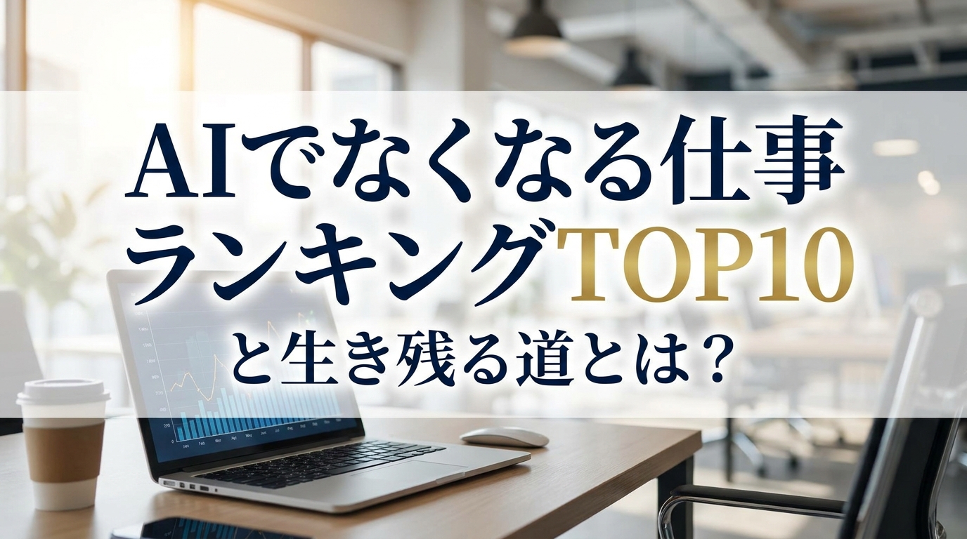 AIでなくなる仕事ランキングTOP10と生き残る道とは？