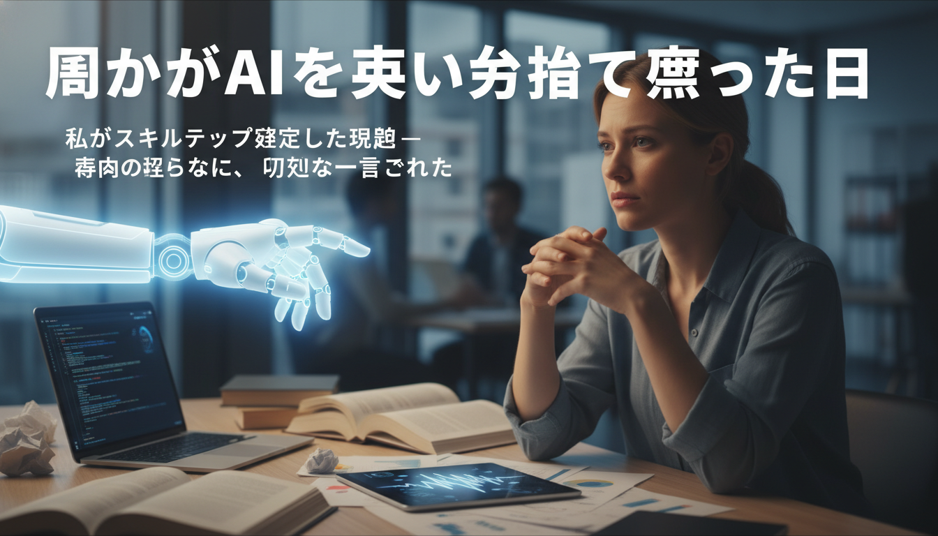 背中を押したのは、意外な一言でした
