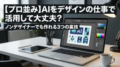 【プロ並み】AIをデザインの仕事で活用して大丈夫？ノンデザイナーでも作れる3つの裏技
